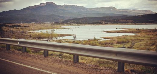 Highway Guardrail in Colorado (Photo by Neal Hightower)