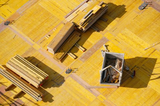 yellow, construction, wood