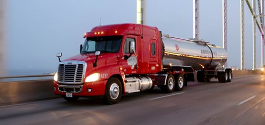 Groendyke Transport - Tanker on CPCH Bridge