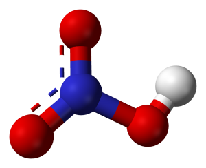 Ball-and-stick model of nitric acid, Deadly Nitric Acid Tanker Accident Closes Interstate 10 in Arizona