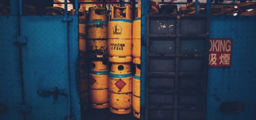 LPG Tanks in Prince Edward, Hong Kong