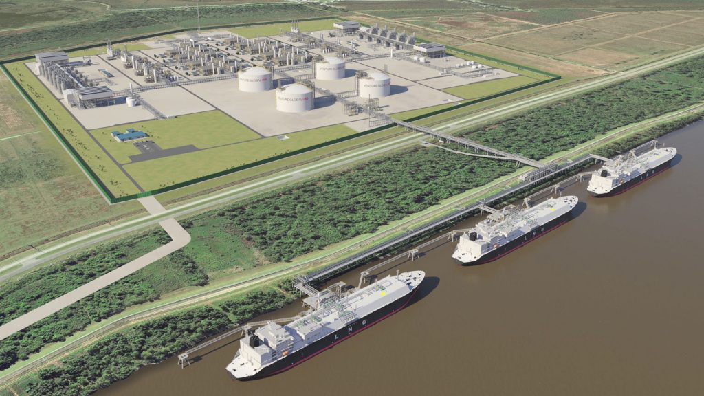 Venture Global LNG - Plaquemines LNG export facility