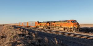 BNSF Railway Locomotive Train