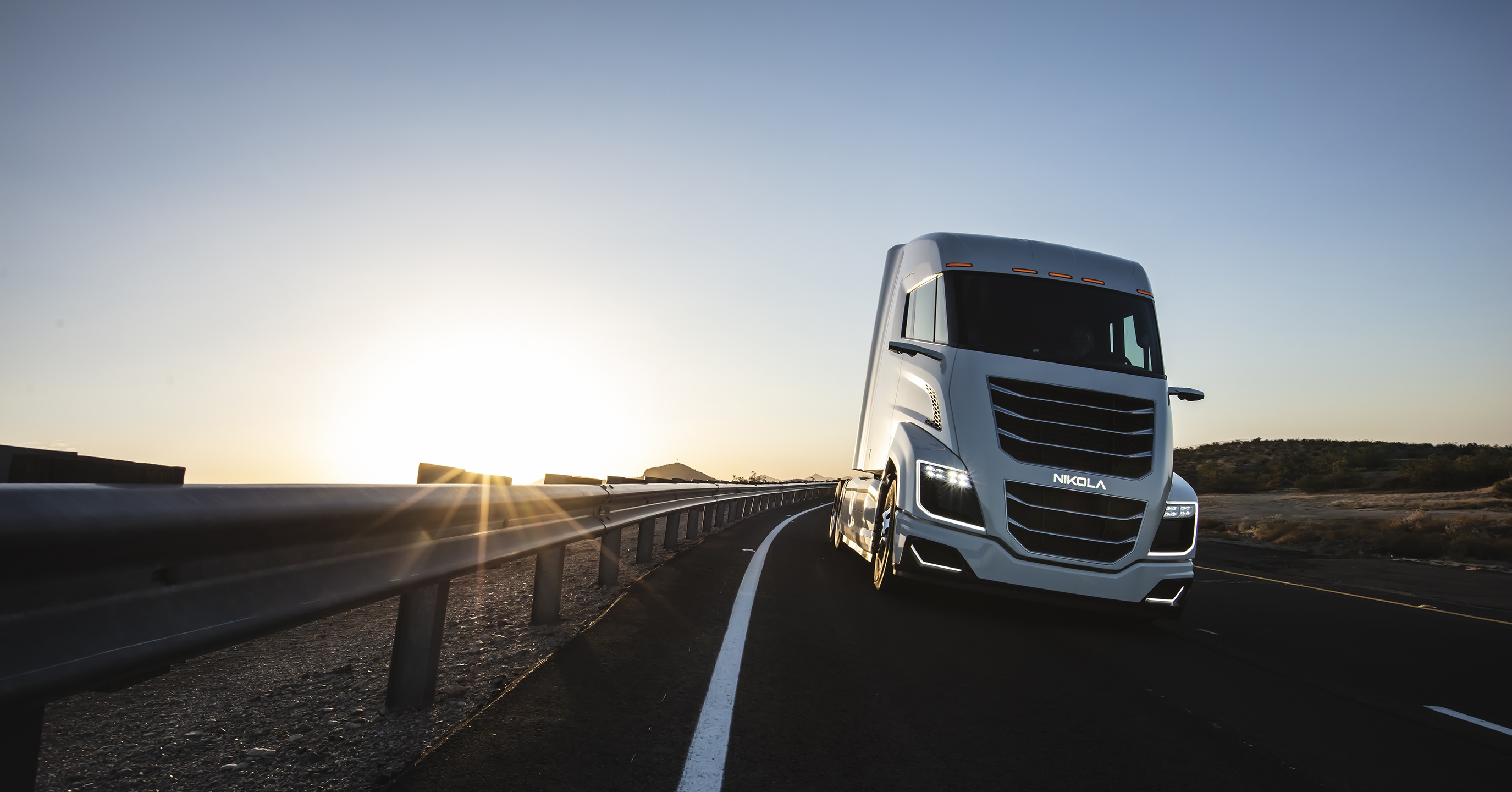 Nikola Two Truck Driving