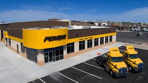 Penske Truck Leasing Building and 2 Trucks, Penske Adds ND Repair Center