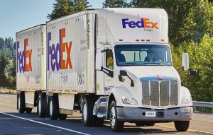 FedEx Freight Truck on Road