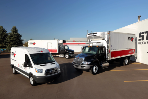 Star Truck Rentals Fleet in Front of HQ