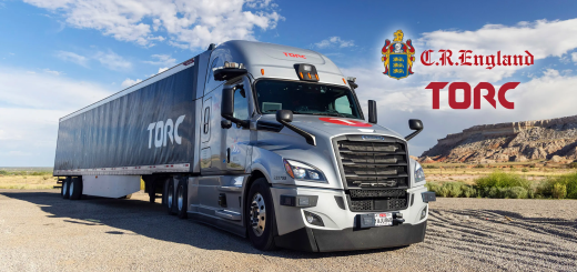 TORC & CR England Autonomous Collaboration Truck