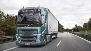 Volvo FH Electric Class 8 cab-over tractor