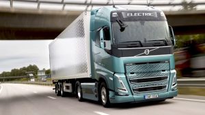 Volvo FH Electric Class 8 cab-over tractor