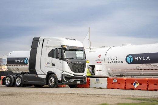 HYLA hydrogen refueling station in Southern Calif.