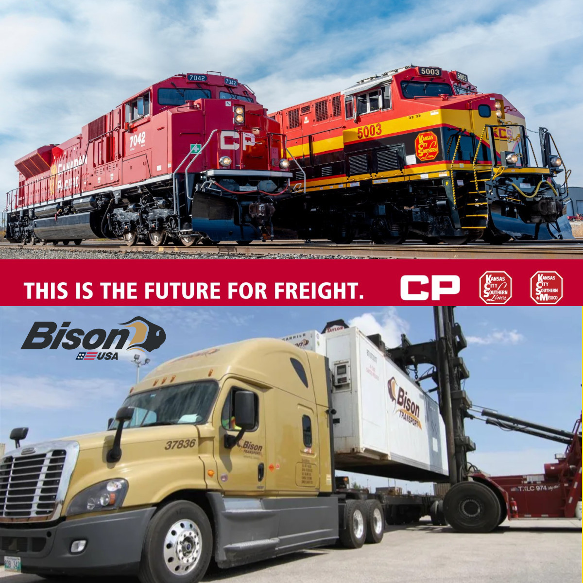 Bison CPKC Intermodal Pact