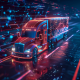 Trucking telematics connected vehicles, data analysis and transportation technology