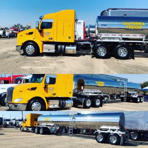 California Freight Tanker Collage