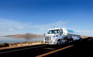 Praxair Inc Tank Truck on Road